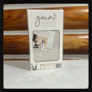 Goumi Bamboo‎ Cotton Crib Sheet Heather color